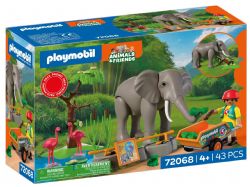 PLAYMOBIL ANIMALS & FRIENDS - PROMO PACK ELEPHANT ET SOIGNEUR #72068